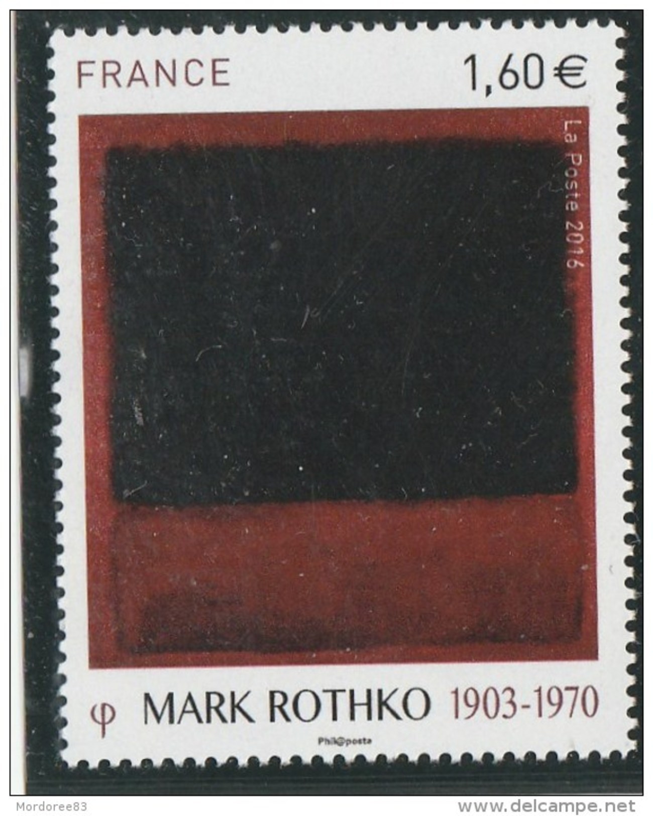 FRANCE 2016 MARK ROTHKO NEUF** YT 5030 - Ungebraucht