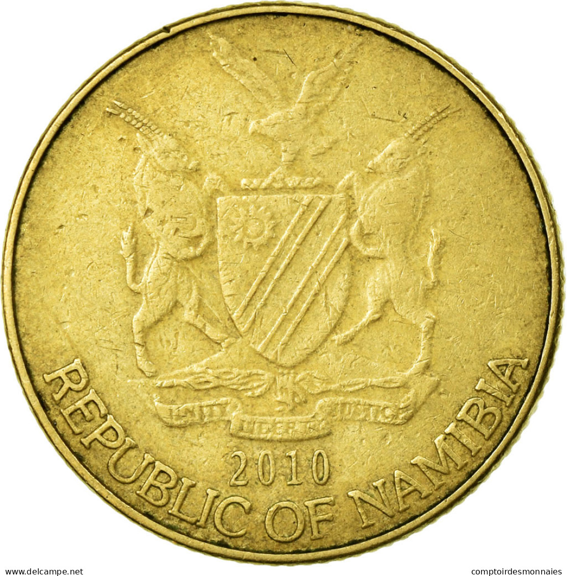 Monnaie, Namibia, Dollar, 2010, Vantaa, TTB, Laiton, KM:4 - Namibia