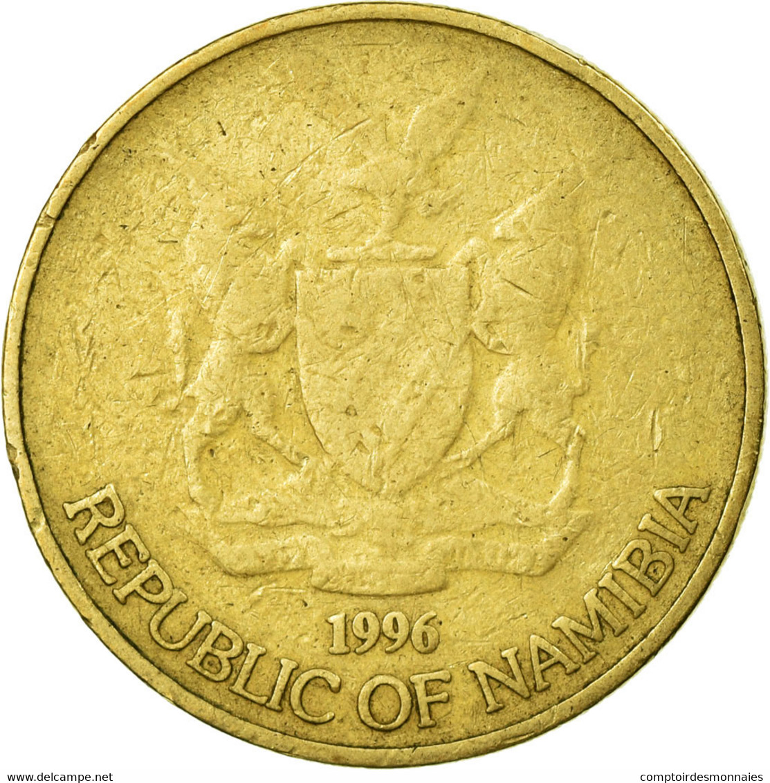 Monnaie, Namibia, Dollar, 1996, Vantaa, TB, Laiton, KM:4 - Namibie