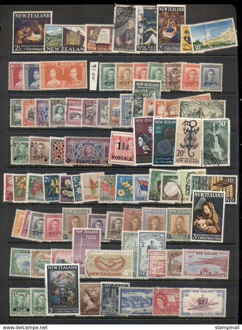 New Zealand 1900's on QV to modern assortment, some better 10 scans Mint & used