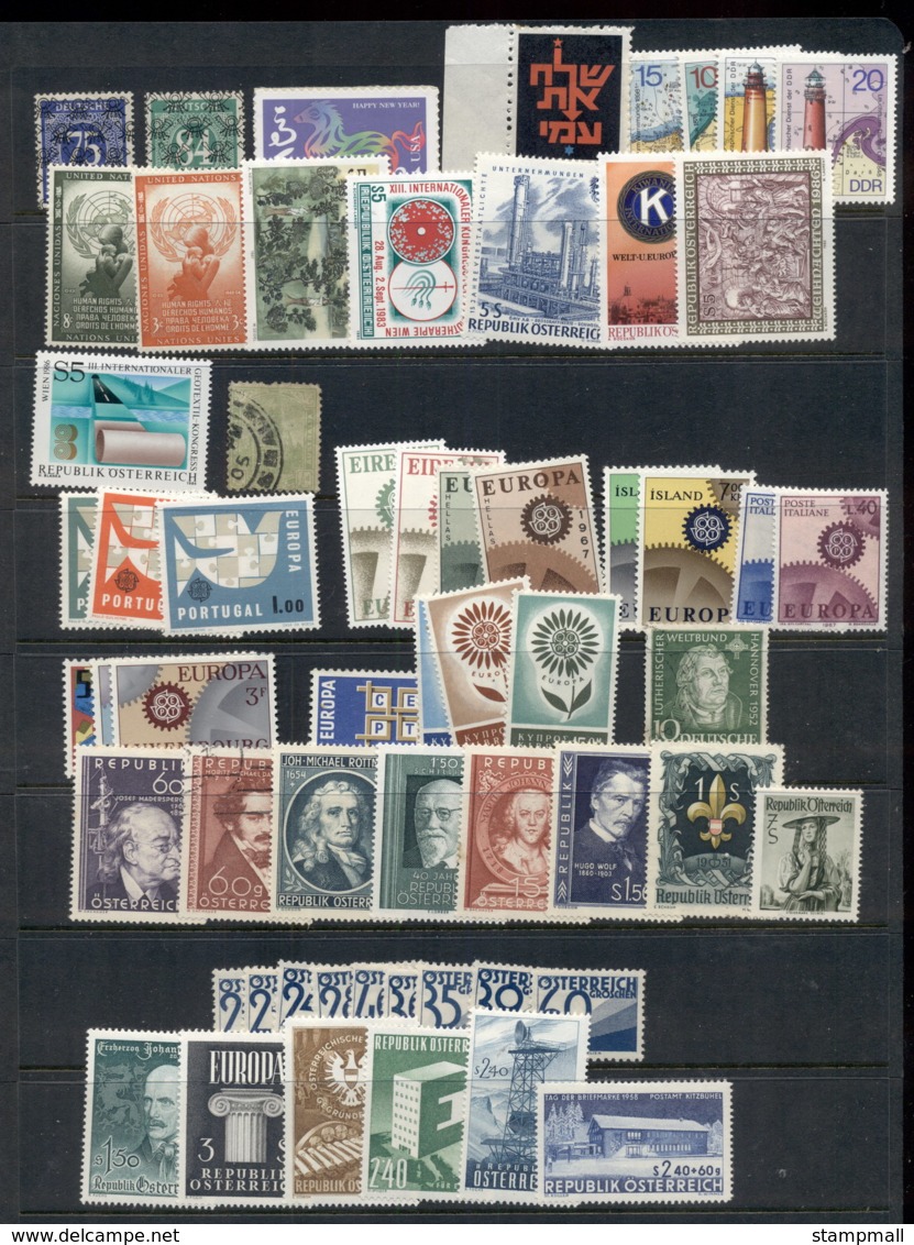 World Assortment, Mainly Europe, Mint & Used, BOB, Cinderellas 10 Scans - Collections (without Album)