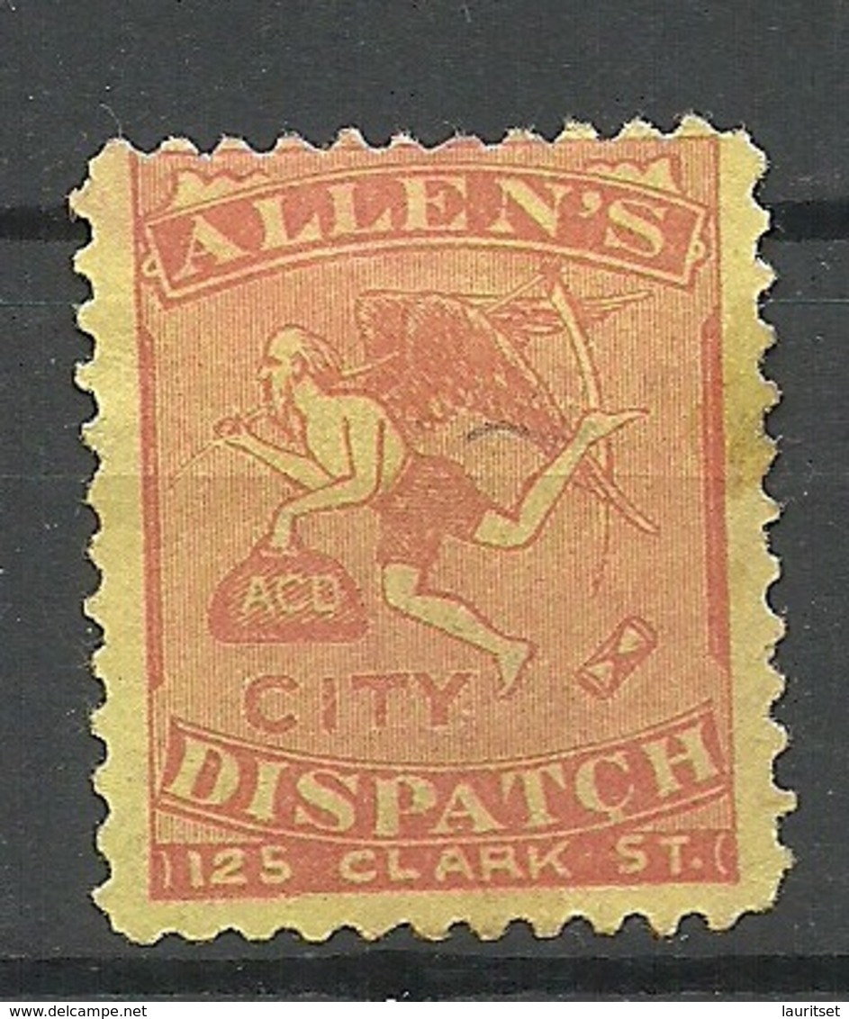 USA Ca 1880 Local Allen's City Dispatch 125 Clark Ct. (*) Mint No Gum - Unused Stamps