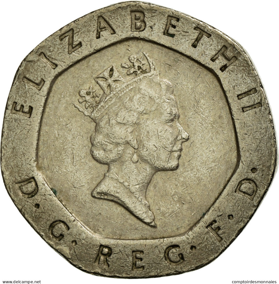 Monnaie, Grande-Bretagne, Elizabeth II, 20 Pence, 1988, TTB, Copper-nickel - 20 Pence