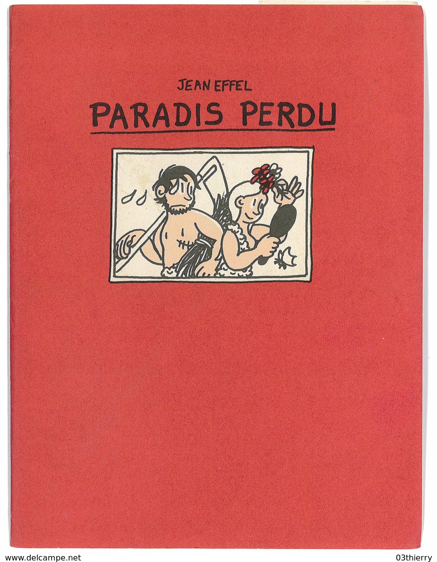 JEAN EFFEL - PARADIS PERDU - LIVRET DE 12 DESSINS - COLLECTION ATOPHAN CRUET - COMPLET BON ETAT - - Estampes & Gravures