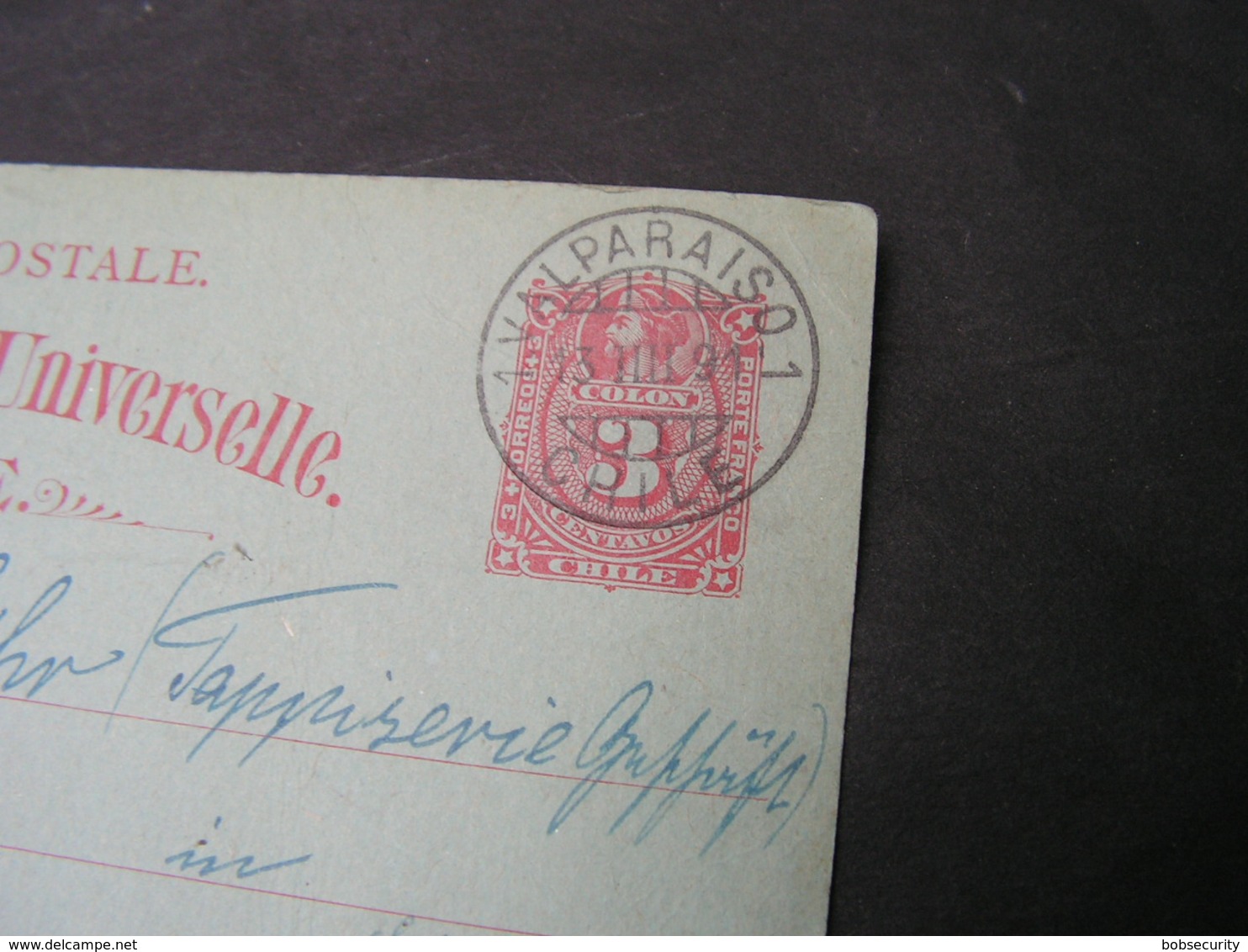 Chile Karte 1891 - Chile