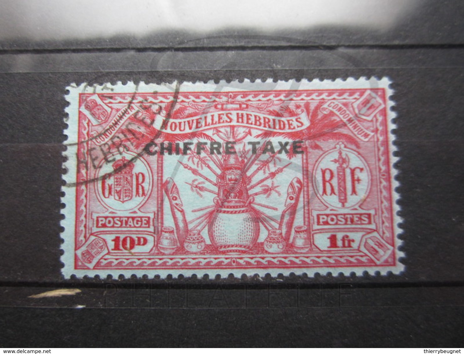 VEND BEAU TIMBRE TAXE DES NOUVELLES-HEBRIDES N° 5 !!! - Postage Due