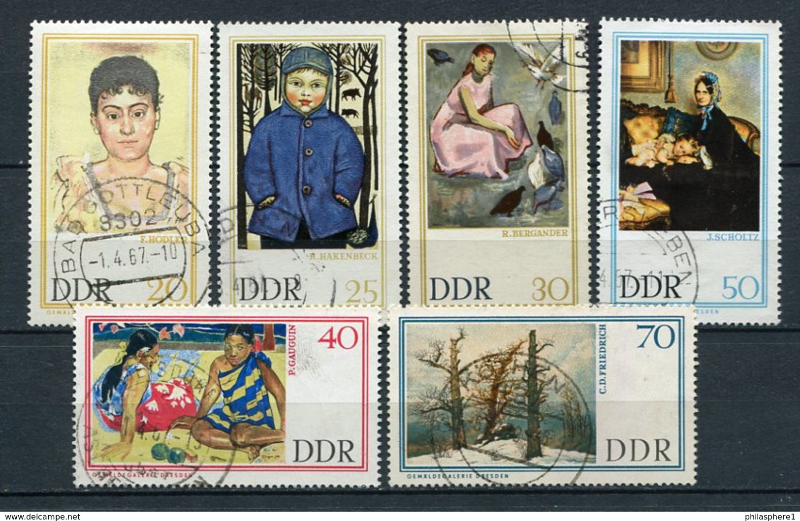 DDR Nr.1262/7          O  Used       (21344) ( Jahr: 1967 ) - Gebraucht