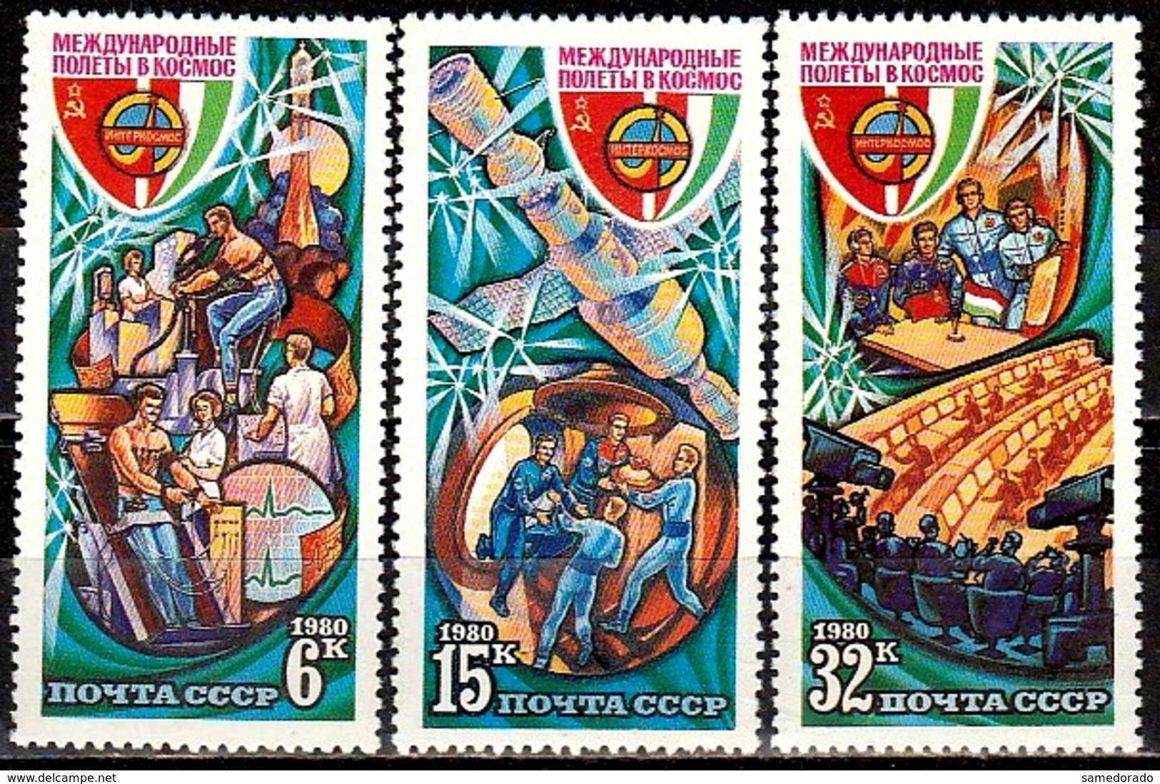 Sowjetunion  Mi. Nr. 4964-4966 MNH ** (5348) - Ungebraucht