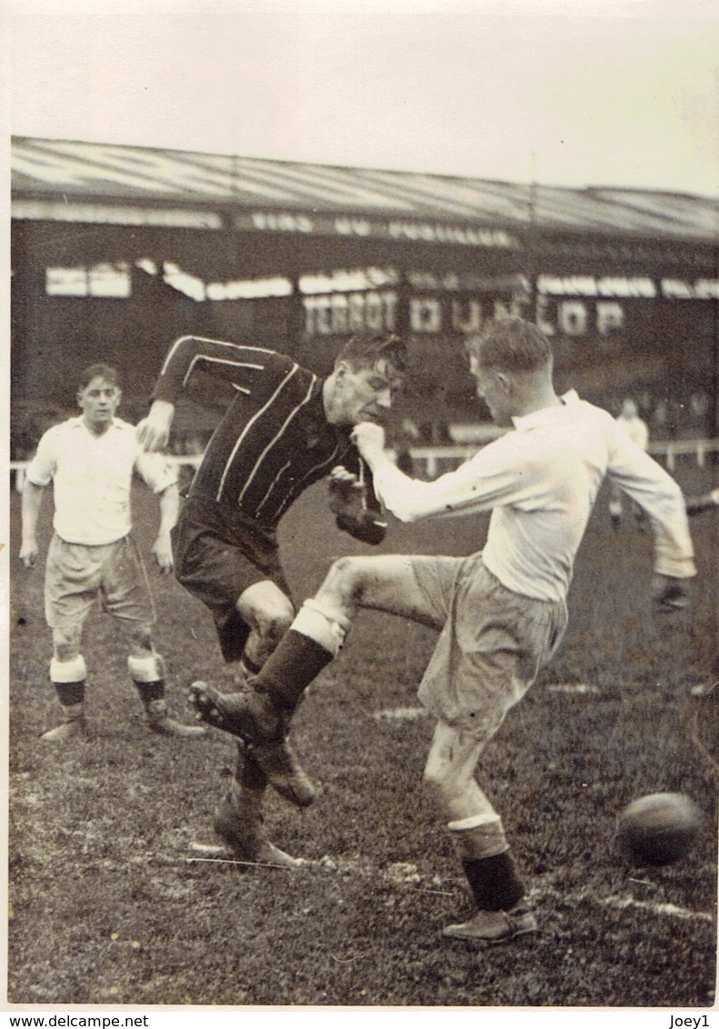 Photo Foot Mulhouse Contre Club Français, Octobre 1930 - Sporten