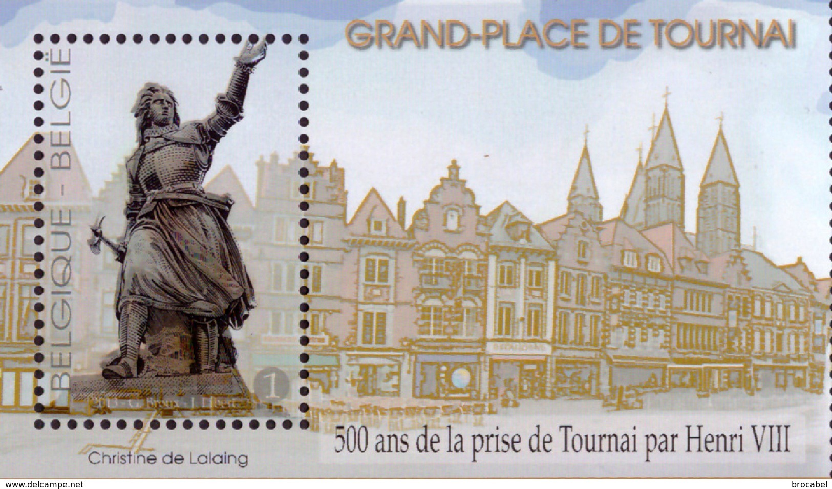 Belgium 4372/76** Tournai  MNH - Nuevos