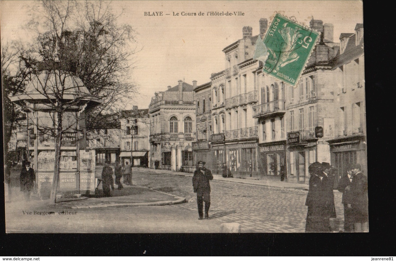 LOT167 .....6 CPA BLAYE - 5 - 99 Cartes