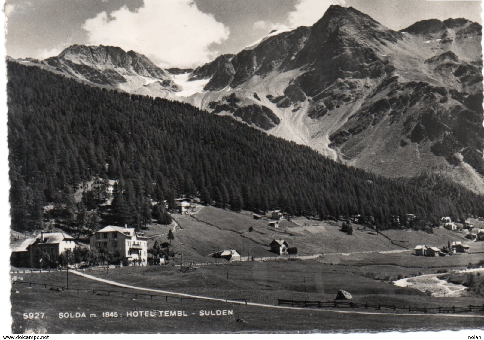 SOLDA-HOTEL TEMBL-SULDEN-VERA FOTO F.G-.V-1959 - Bolzano