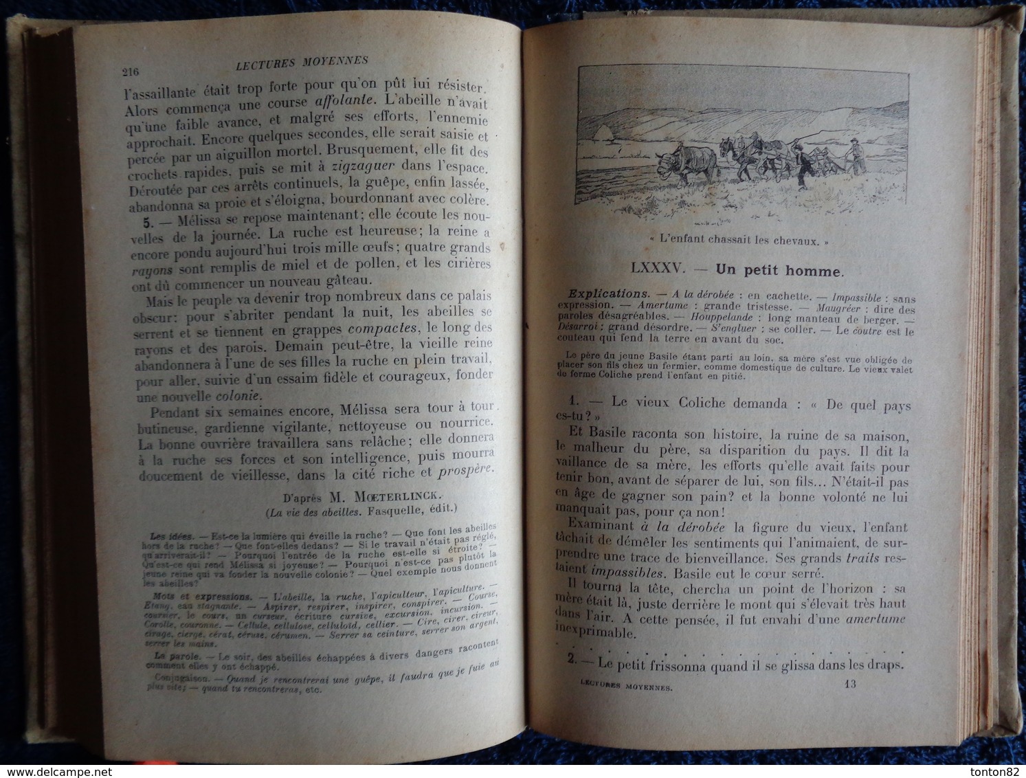 E. Devinat - Lectures Moyennes Illustrées - L'École Nouvelle - Librairie CH. Delagrave - ( 1913 ) .