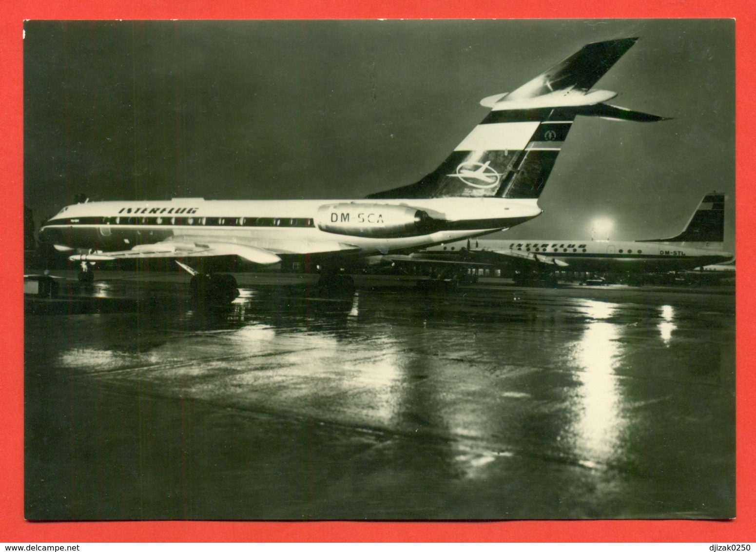 "Tu-134". GDR 1970. Postcard New. - 1946-....: Modern Era