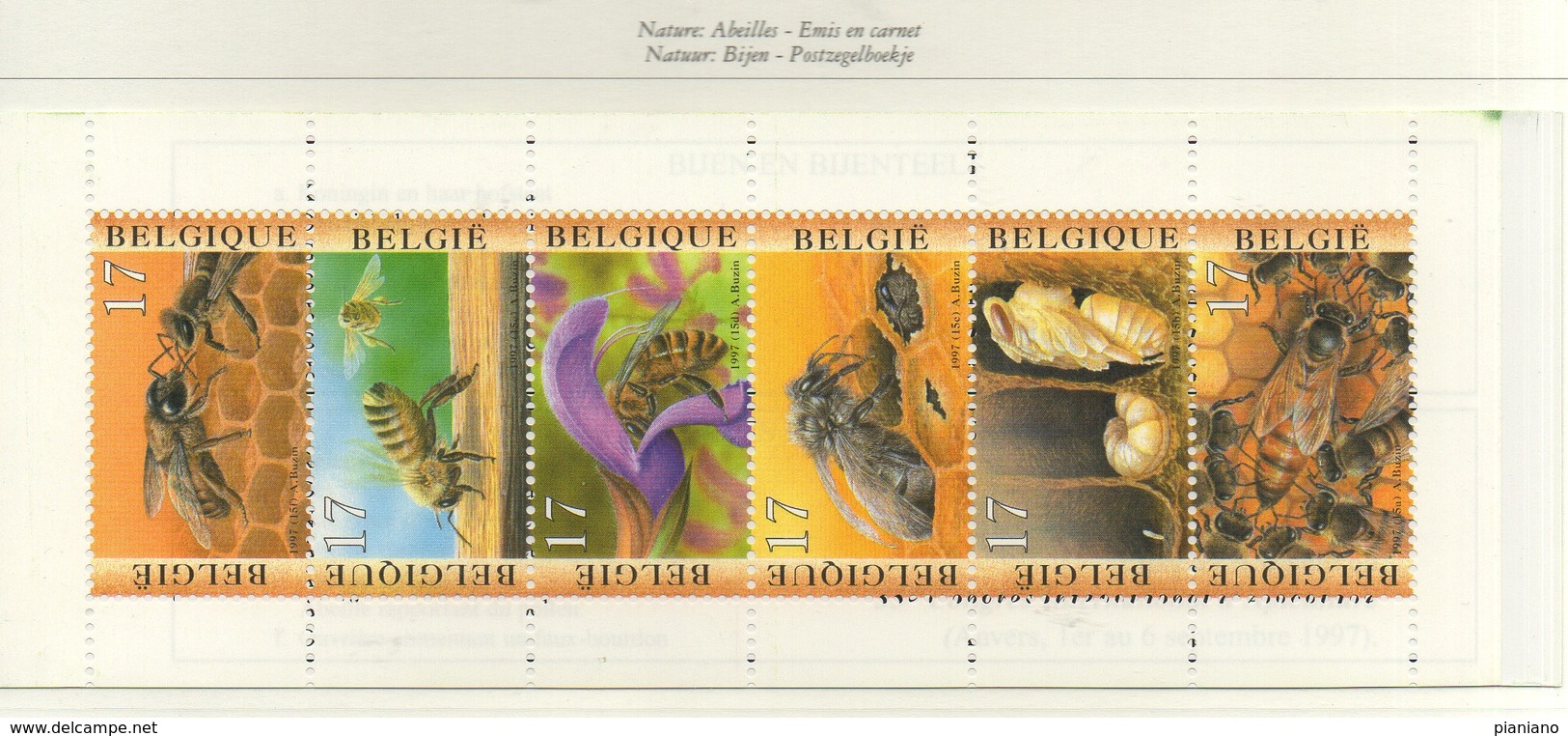 PIA - BEL -1997 - Natura : Api E Apicoltura  -  (Yv C2716) - Honeybees