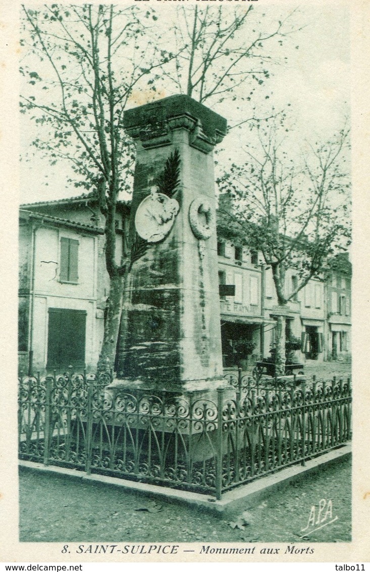 81 - Saint Sulpice - Monument Aux Morts - Saint Sulpice