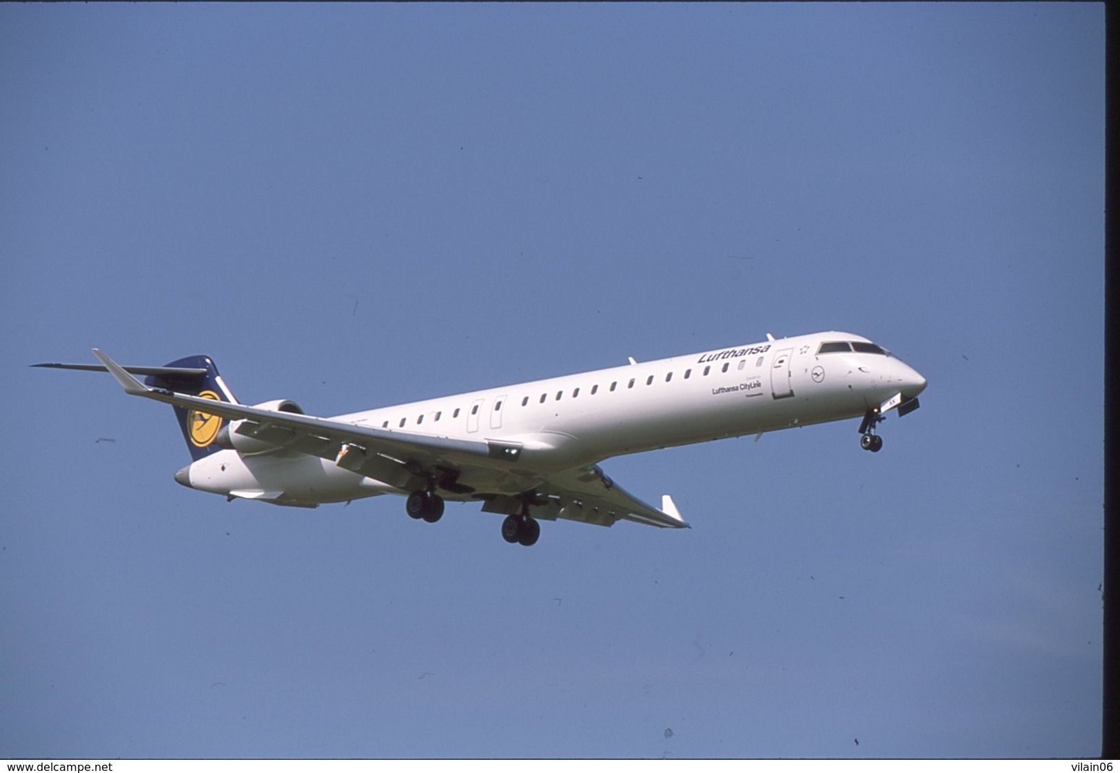 SLIDE / AVION / AIRCRAFT  ORIGINAL   LUFTHANSA  CRJ  D-,, - Diapositives