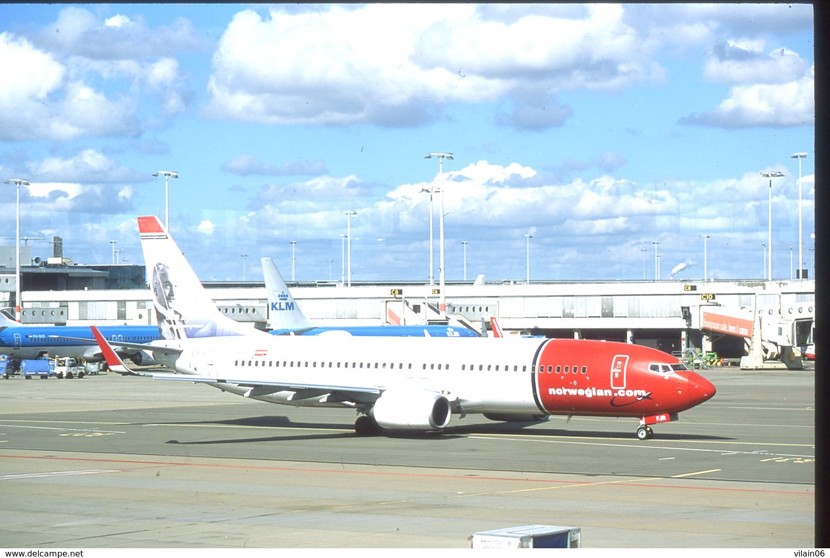 SLIDE / AVION / AIRCRAFT  ORIGINAL  NORWEGIAN  B 737 800  EI-FJR - Diapositivas