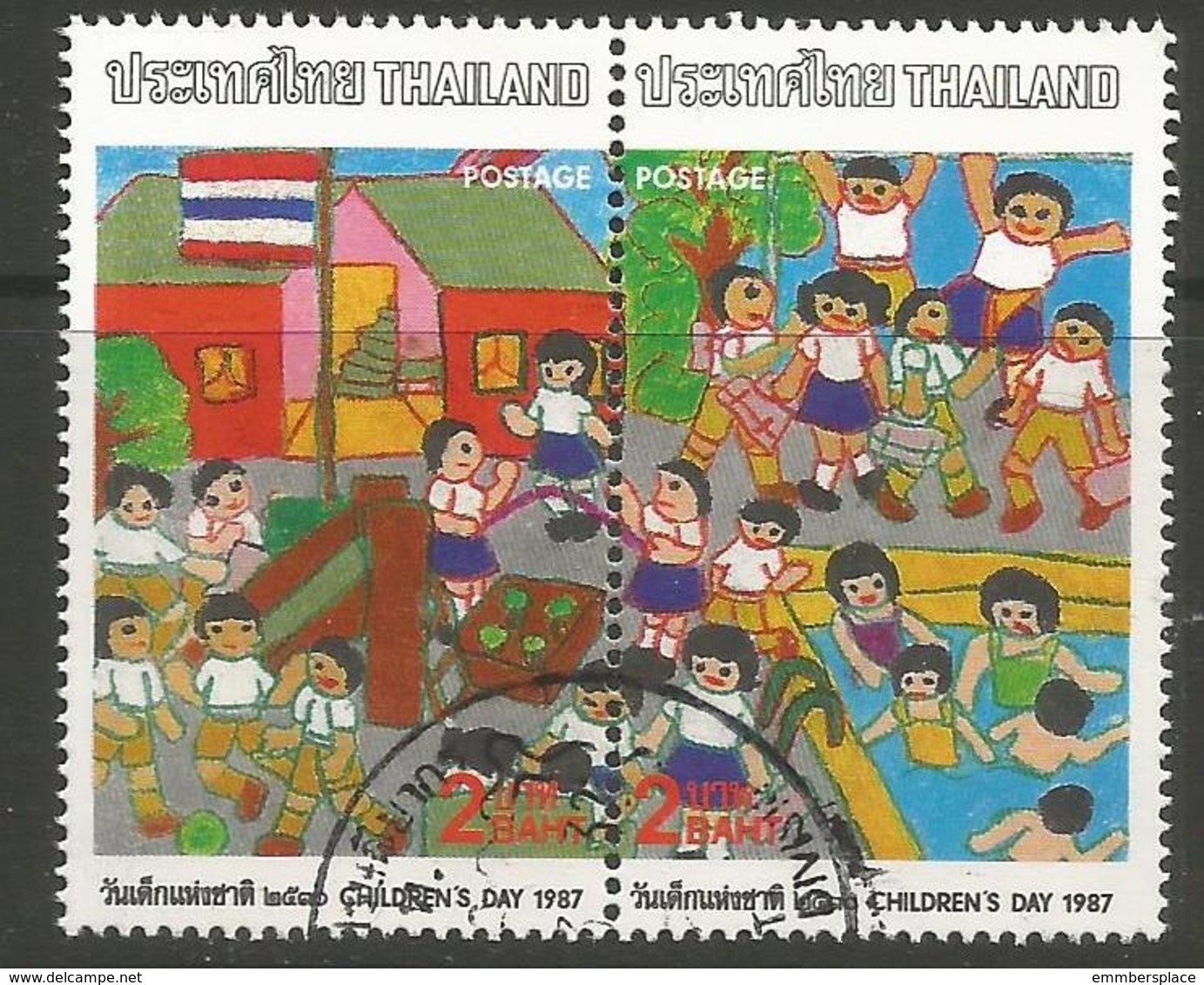 Thailand - 1987 Children's Day CTO   Sc 1169a - Thailand