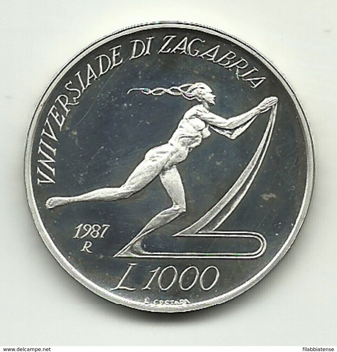 1987 - San Marino 1.000 Lire - Zagabria - Senza Confezione   ------ - San Marino