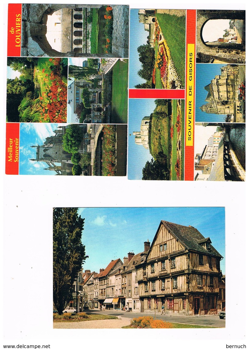 CPSM 6 Cartes Eure - 5 - 99 Cartes