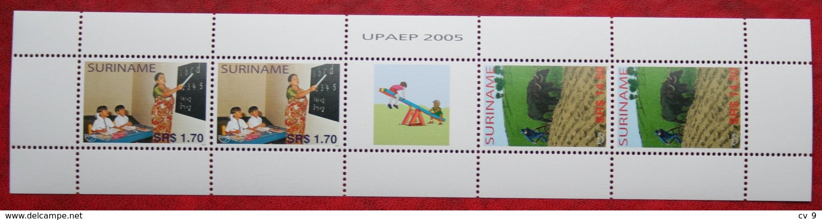 Surinam / Suriname 2005 UPAEP Complete Sheet  (ZBL 1338-1339 Mi 2007-2008 Sc -) POSTFRIS / MNH ** - Suriname