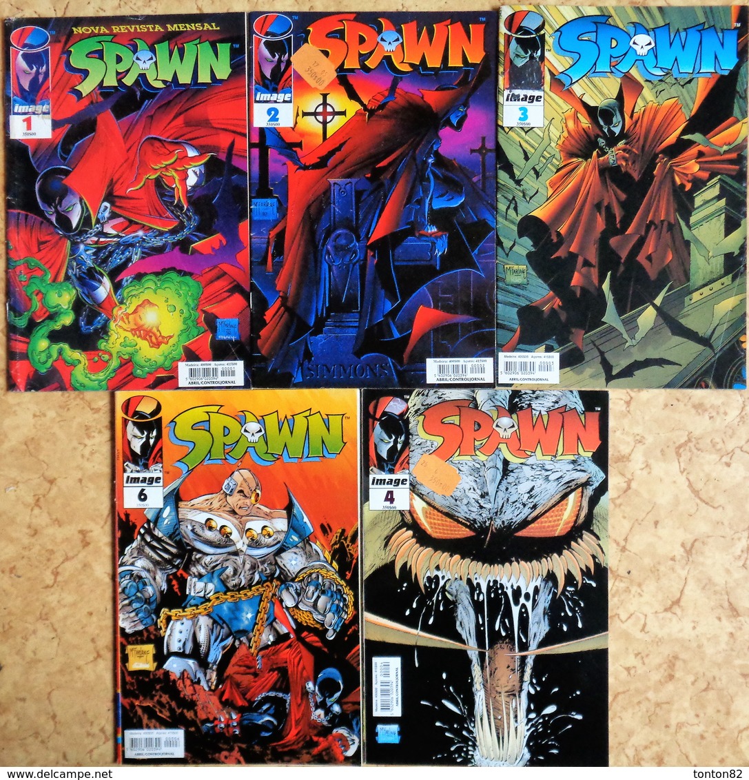 SPAWN - Mensual - N° 1, 2, 3, 4, 6 .( En Espagnol ) . - Autres & Non Classés