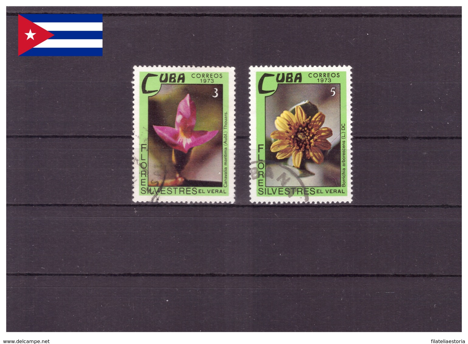 Cuba 1973 - Oblitéré - Fleurs - Michel Nr. 1911 1913 (cub306) - Oblitérés