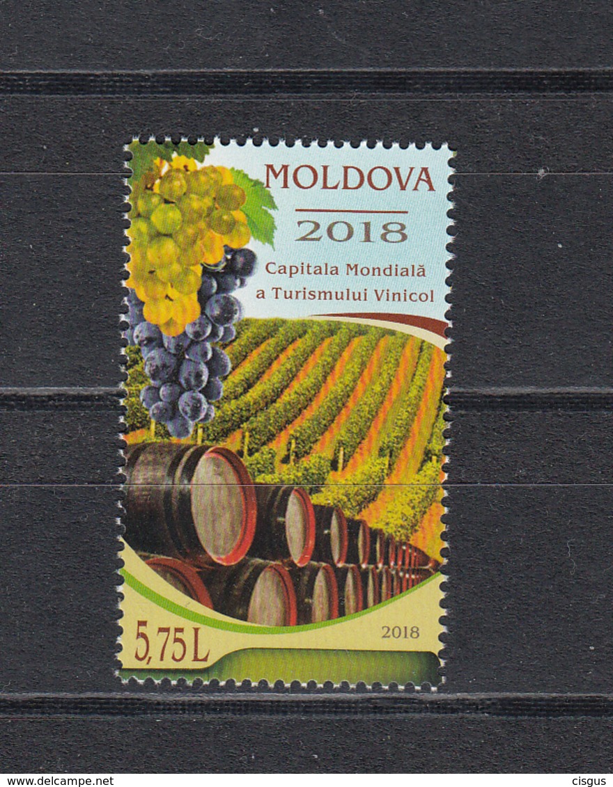 Moldova Moldawien MNH** 2018 Moldova - World Capital Of Wine Tourism Mi 1061 - Moldawien (Moldau)