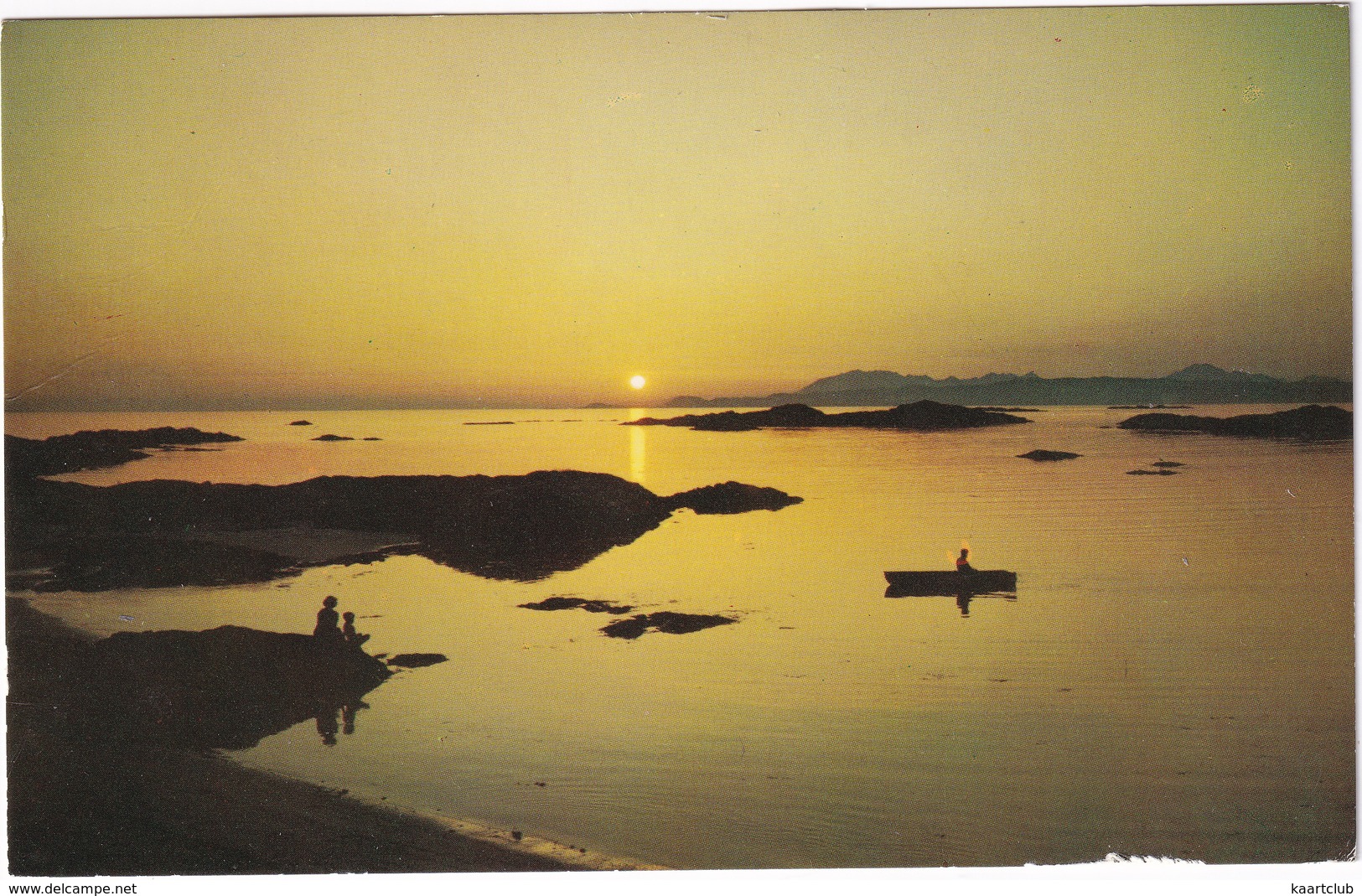 Sunset Over Skye From Morar   - (Scotland) - Argyllshire