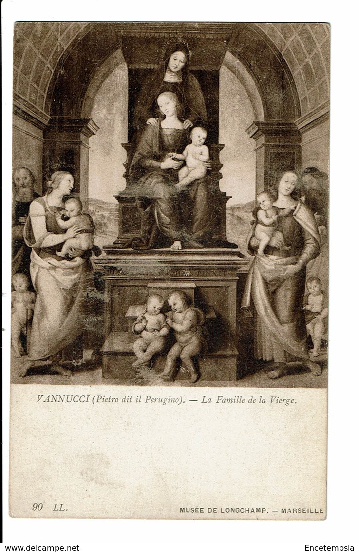 CPA - Cartes Postales -France -Marseille- Musée Longchamp-Vannucci -La Famille De La Vierge -S3875 - Museen