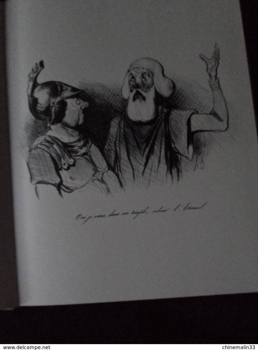 HONORE DAUMIER LES GENS DU SPECTACLE CARICATURISTE DESSINS HUMOUR PRÉFACE DE FRANCOIS PERIER 1973 EXEMPLAIRE COMME NEUF - Auteurs Français