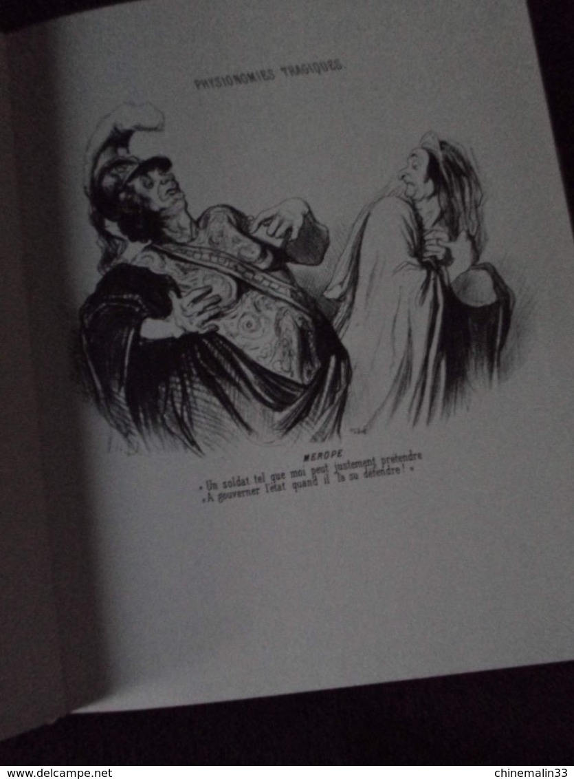 HONORE DAUMIER LES GENS DU SPECTACLE CARICATURISTE DESSINS HUMOUR PRÉFACE DE FRANCOIS PERIER 1973 EXEMPLAIRE COMME NEUF