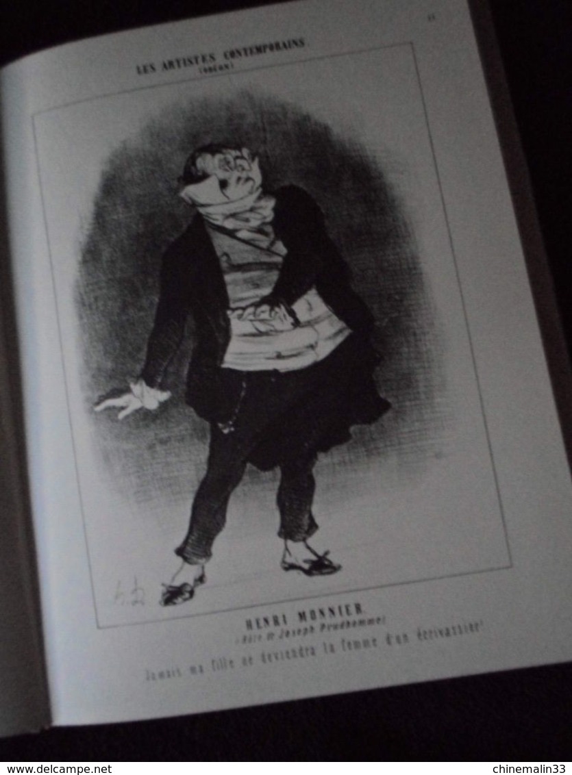 HONORE DAUMIER LES GENS DU SPECTACLE CARICATURISTE DESSINS HUMOUR PRÉFACE DE FRANCOIS PERIER 1973 EXEMPLAIRE COMME NEUF