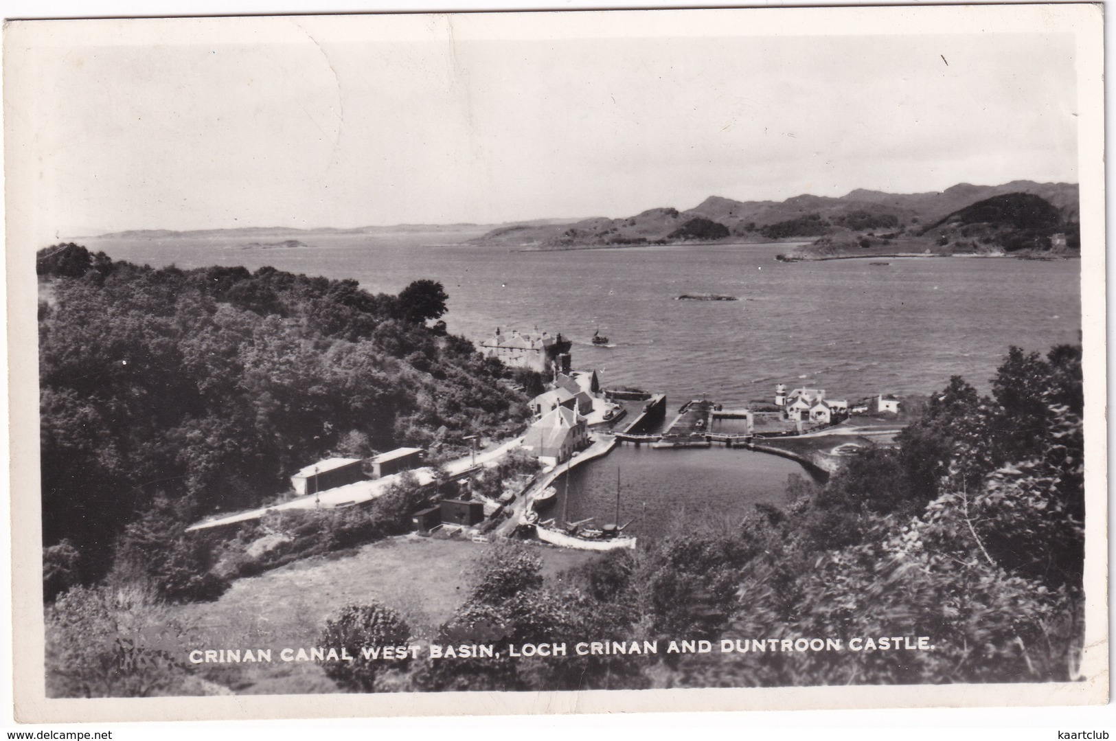 Crinan Canal, West Basin, Loch Crinan And Duntroon Castle  - (Scotland) - 1963 - Argyllshire