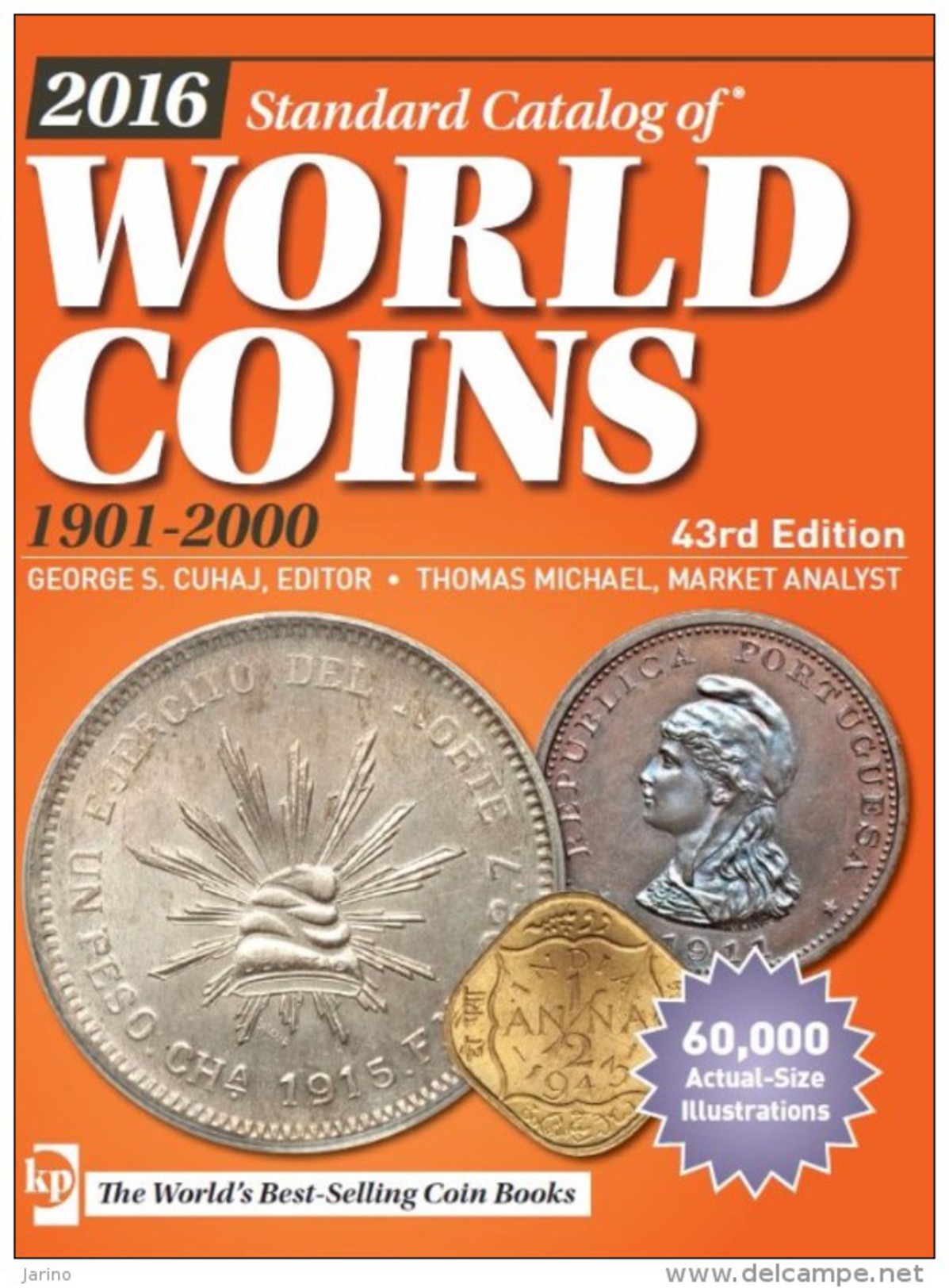 Catalog of world coins 1901-2000, 2350 pages sur DVD-R, 60 000 actual size illustrations