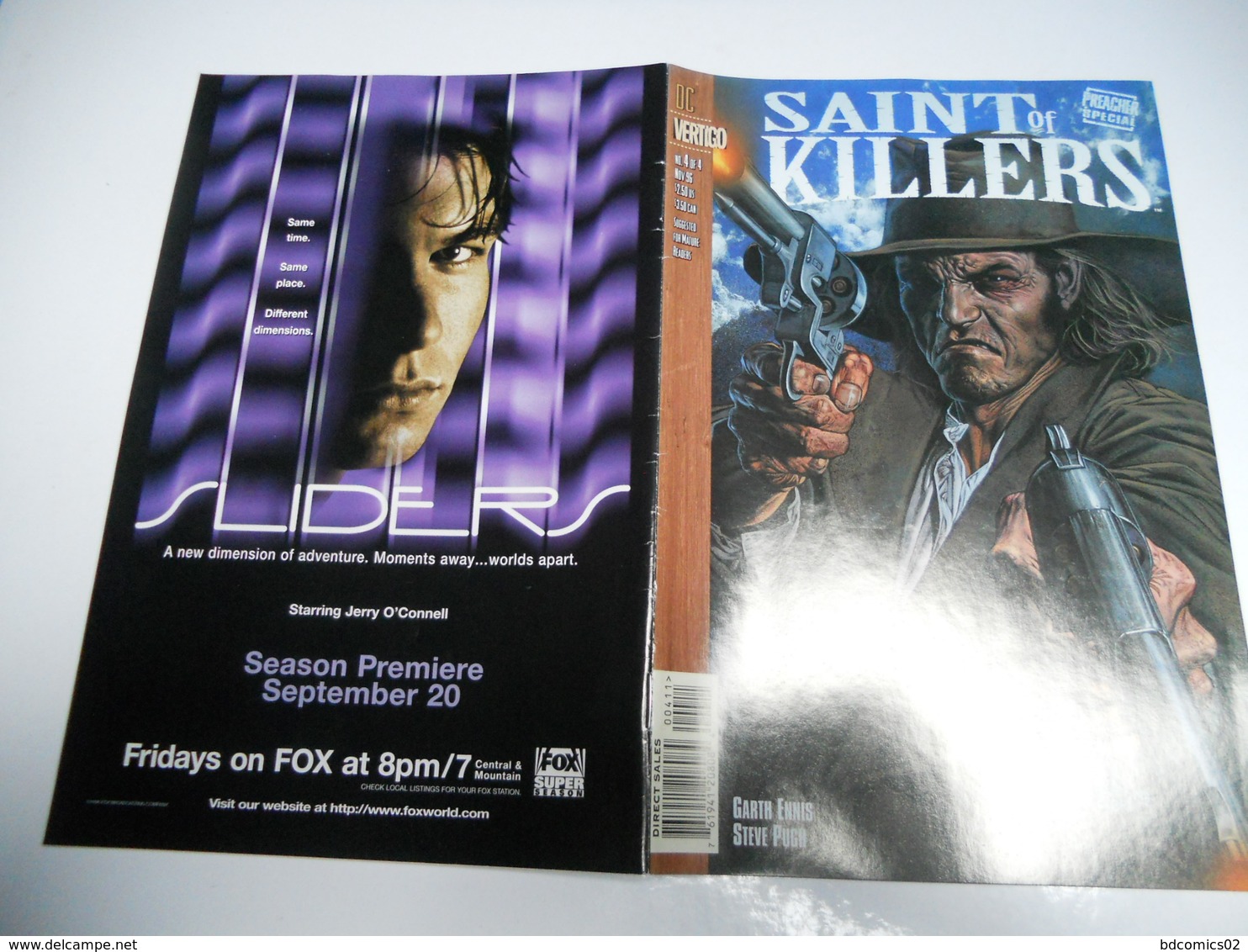 Preacher Special : Saint Of Killers 4 Of 4 . DC / Vertigo 1996 EN V O - Marvel