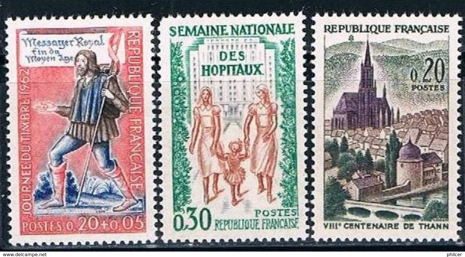 France, 1961/2, # 1308, 1332, 1339, MNH - Sonstige & Ohne Zuordnung