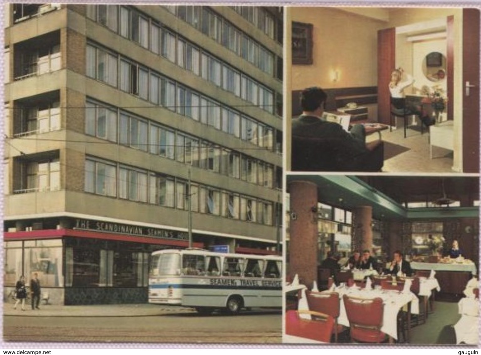 CPM - ROTTERDAM - Hotel SJOMANNS - Willemsplein ....(bus) - Rotterdam