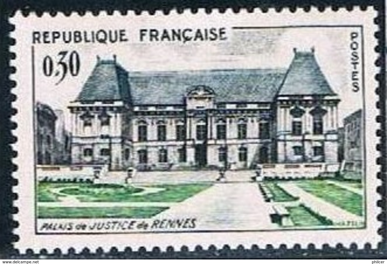 France, 1962, # 1351, MNH - Andere & Zonder Classificatie