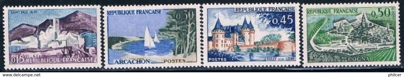 France, 1961/2, # 1311/4, MNH - Sonstige & Ohne Zuordnung