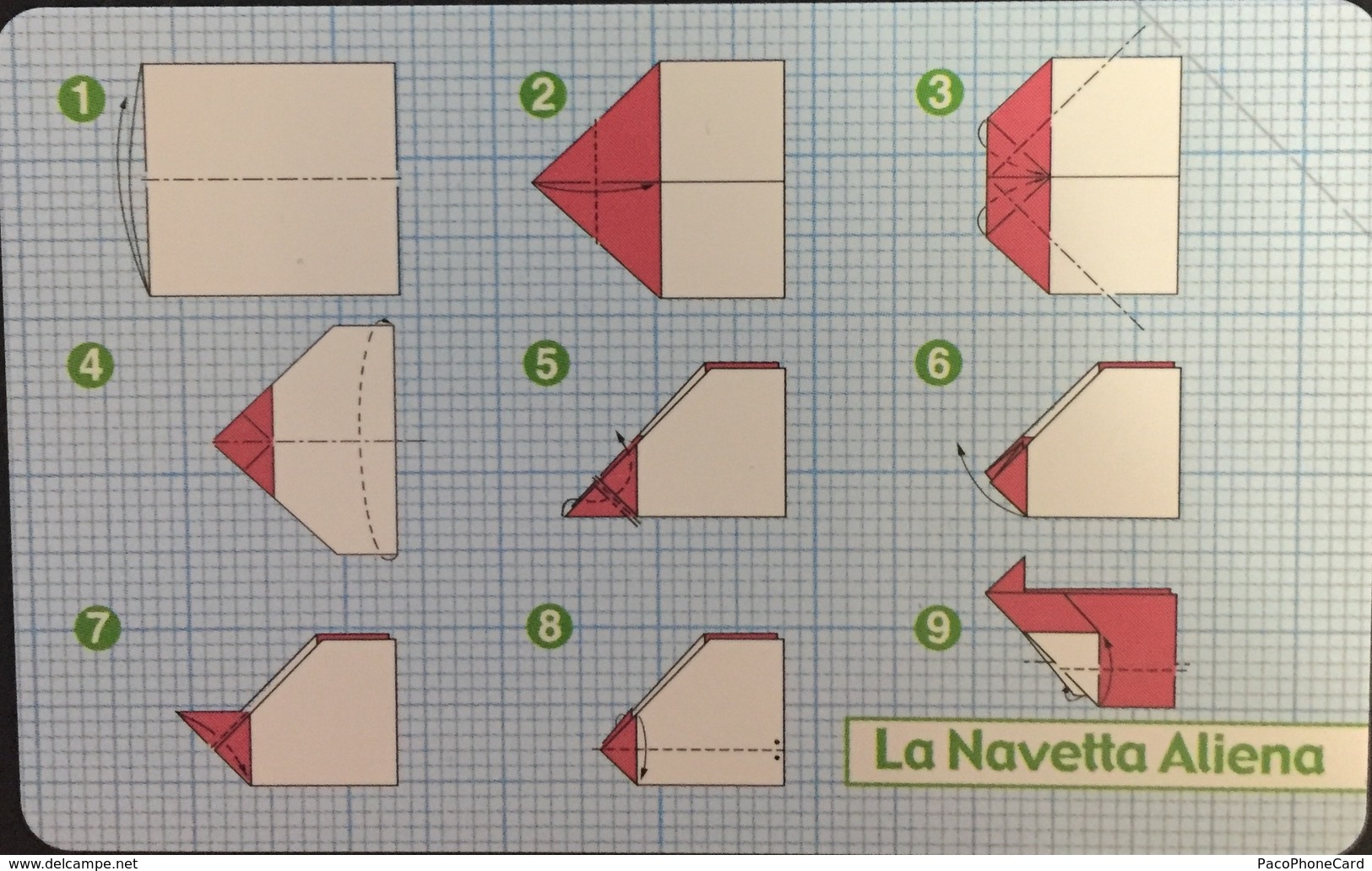 Paco \ ITALIA \ PF 1438 \ Origami Volanti \ NUOVA - Openbaar Getekend