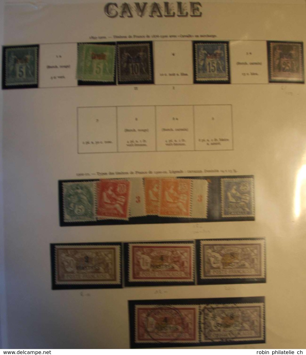 Cavalle Lots Et Collections N°  Cavalle 1893 à 1911 X, Xx Et Obl Cote: 263 € Qualité:  Cote:  € - Other & Unclassified