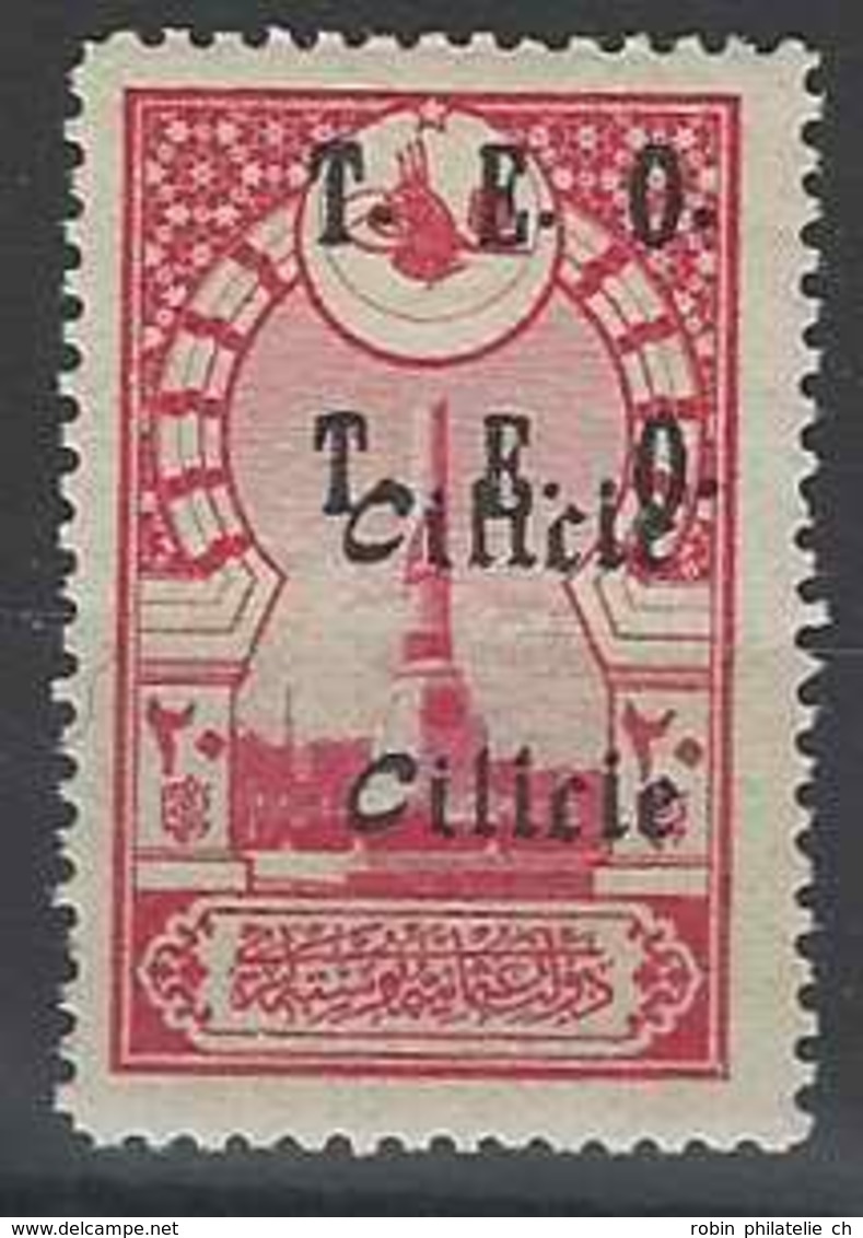 Cilicie Postes N° 68 A 20pa Rose Double Surcharge Noire Qualité: * Cote:  € - Unused Stamps