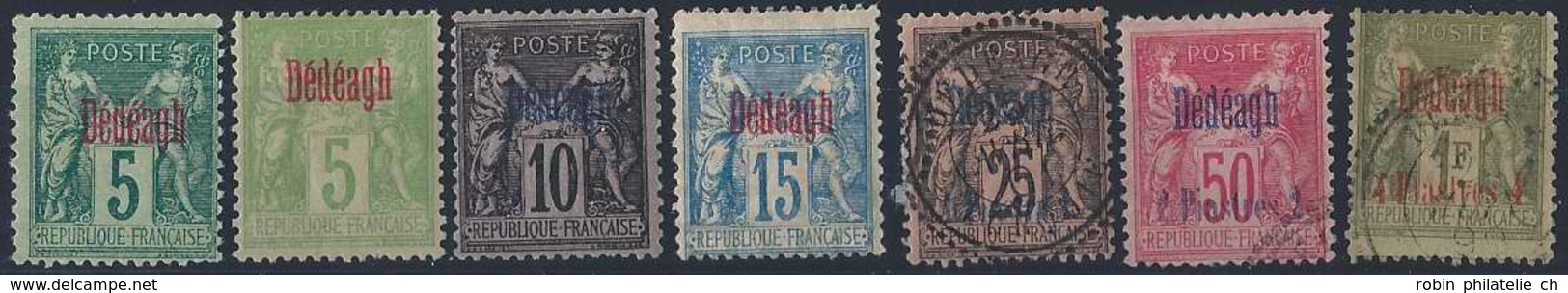 Dedeagh Postes N° 1 à 3 Et 5 à 8 (6, 7 Et 8 Obl) Qualité: * Cote: 263 € - Unused Stamps