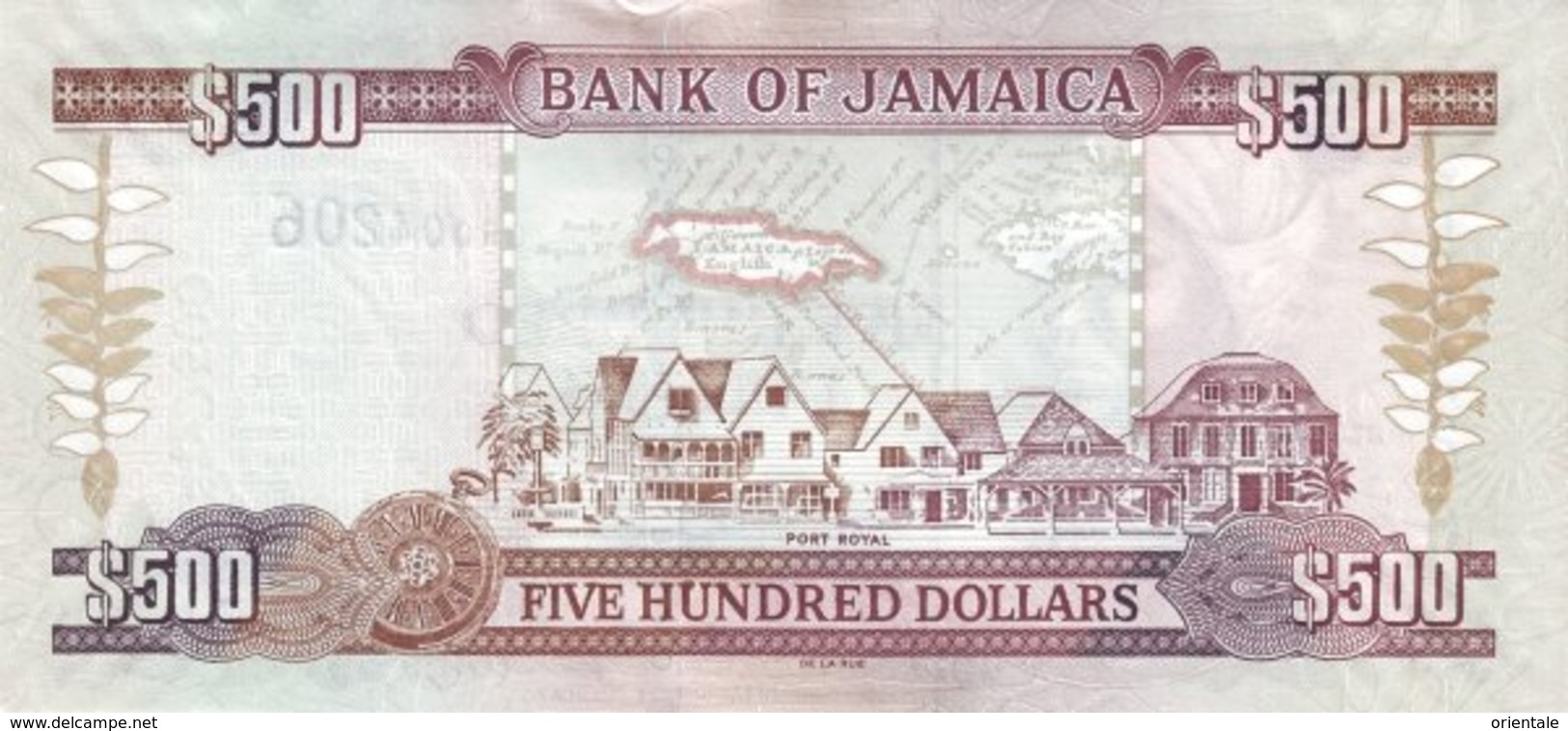 JAMAICA P. 85e 500 D 2007 UNC - Jamaique