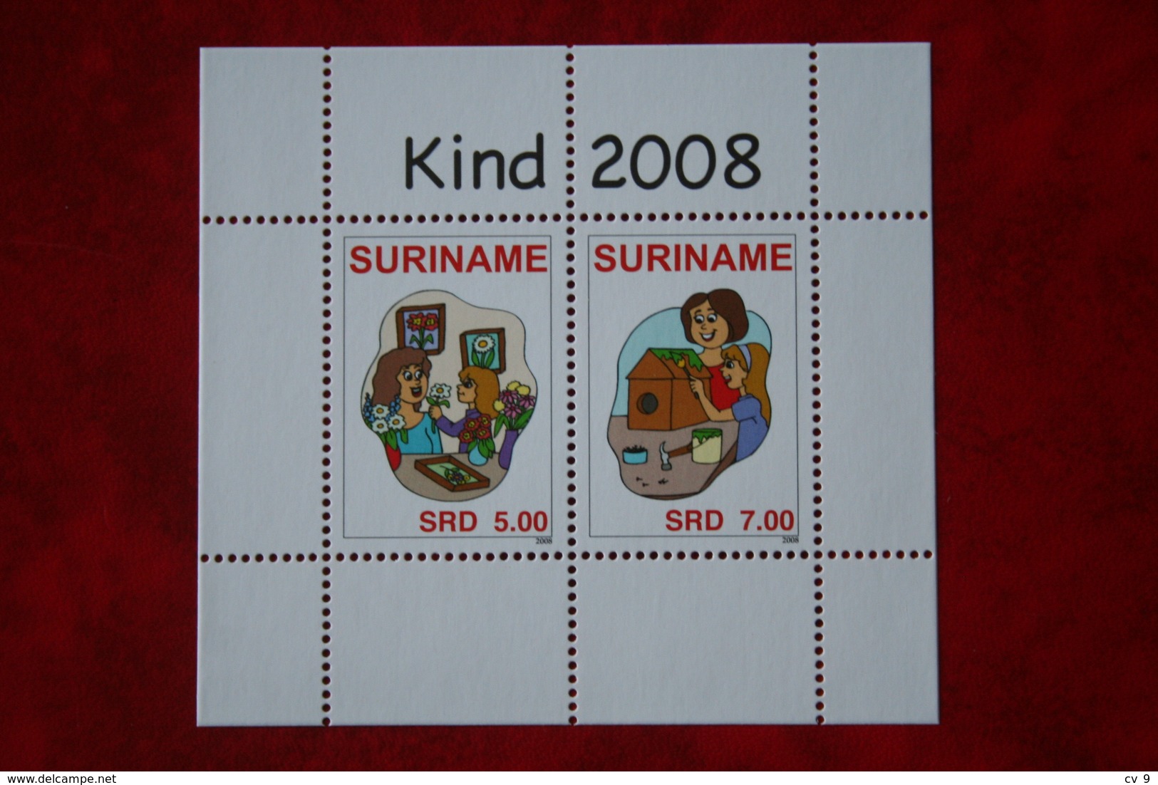 Surinam / Suriname 2008 Minisheet Kinderzegels Child Welfare (ZBL 1578  Mi Block 106 Sc -) POSTFRIS / MNH ** - Suriname