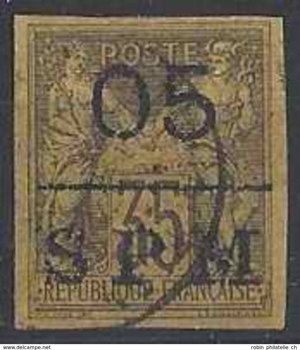 Saint-Pierre Et-Miquelon Postes N° 9 05 Sur 35c Sage Violet Sur Orange TB Qualité: Obl Cote: 140 € - Used Stamps