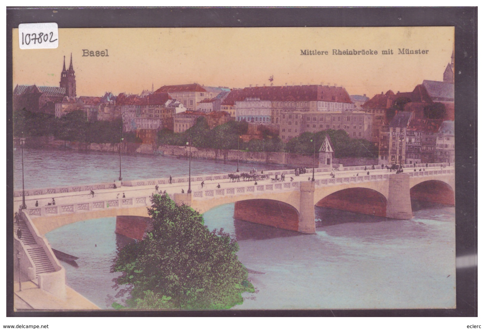 BASEL - MITTLERE RHEINBRÜCKE - TB - Bâle