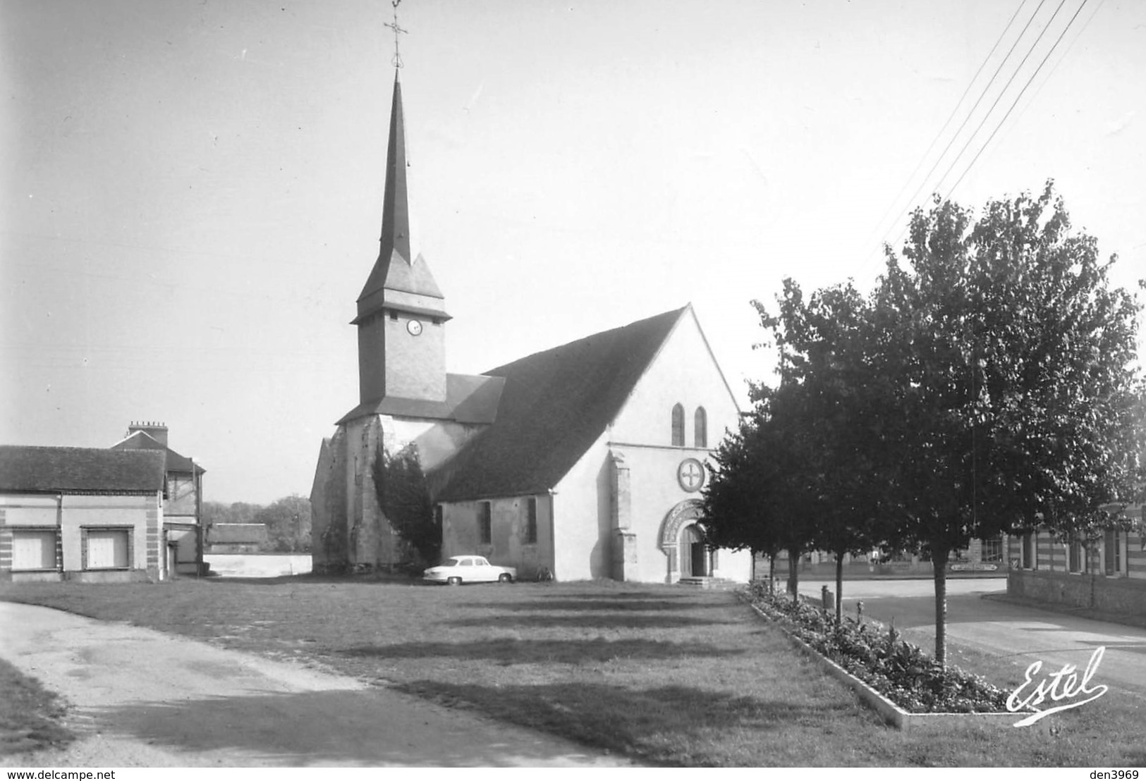 Marcilly-sur-Eure - Eglise Saint-Pierre - Dessin Au Verso Champigny-la-Futelaye - Marcilly-sur-Eure